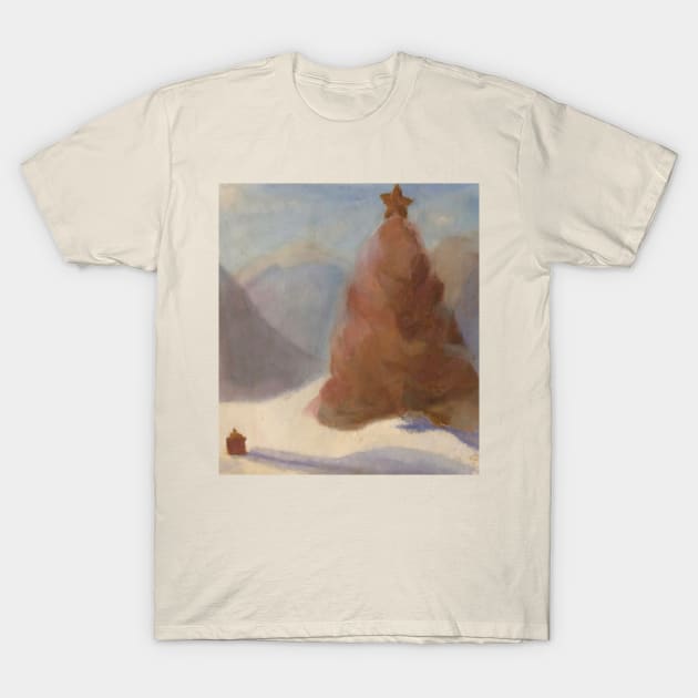 Christmas tree watercolours T-Shirt by KOTYA